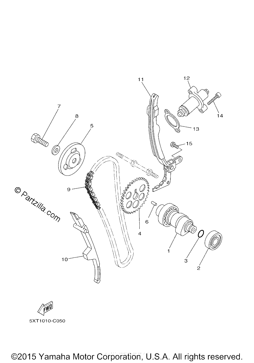Diagrama de CAMSHAFT CHAIN