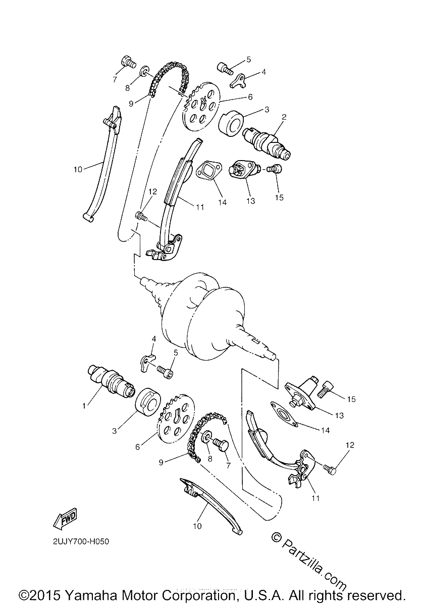 Diagrama de CAMSHAFT CHAIN