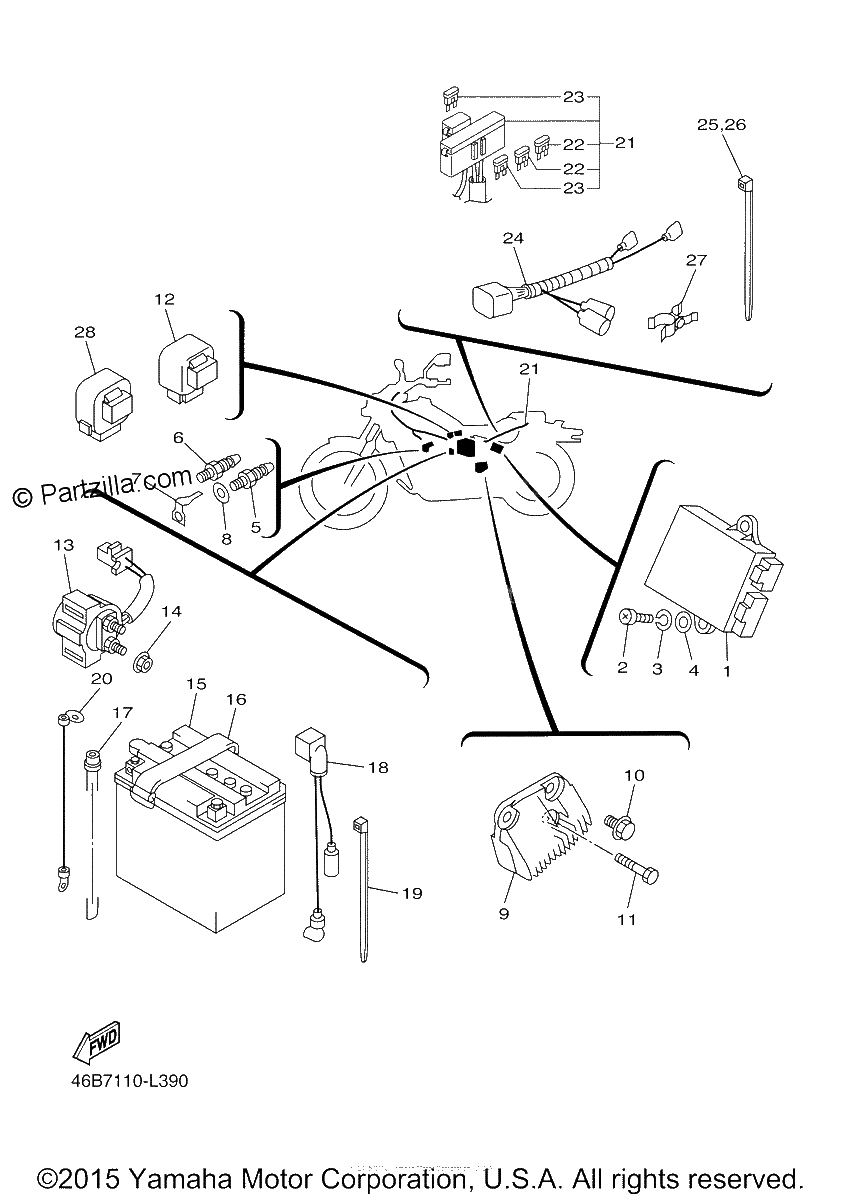 Diagrama de ELECTRICAL 1