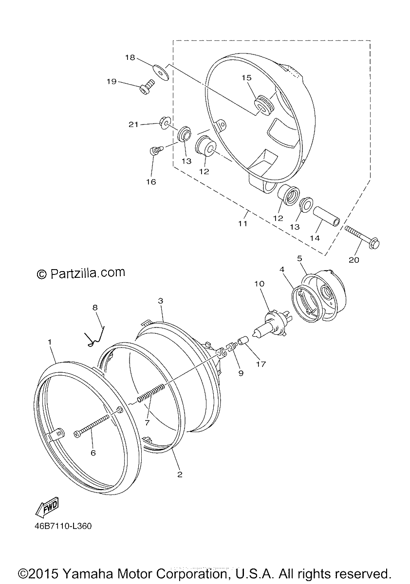Diagrama de HEADLIGHT
