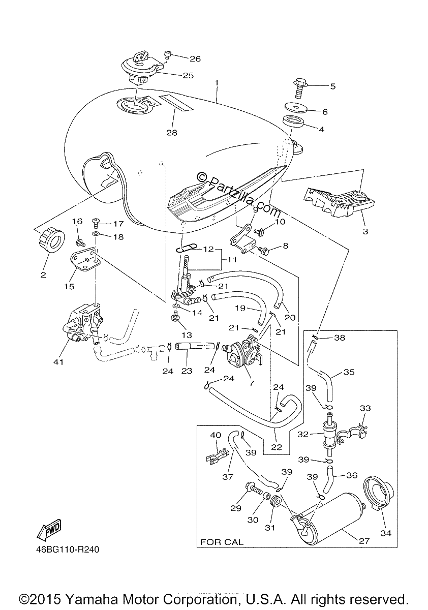 Diagrama de FUEL TANK