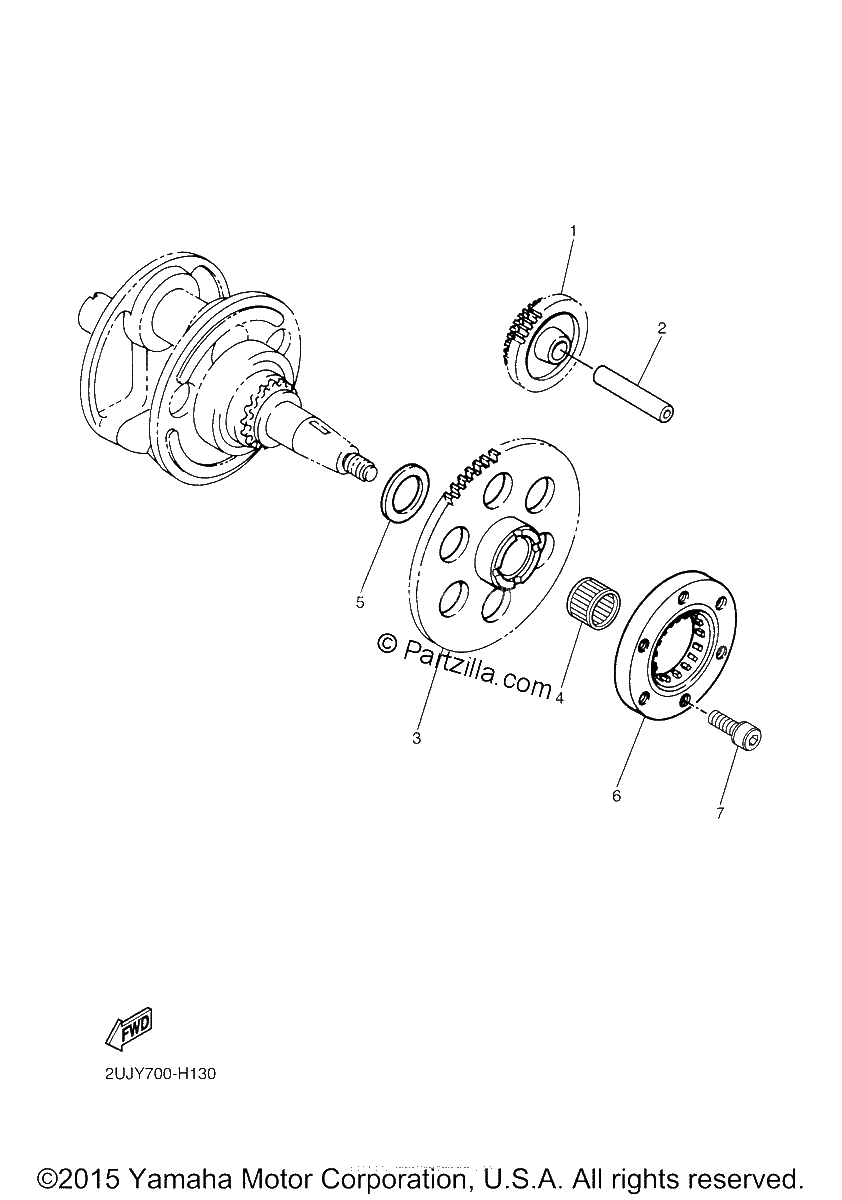 Diagrama de STARTER CLUTCH