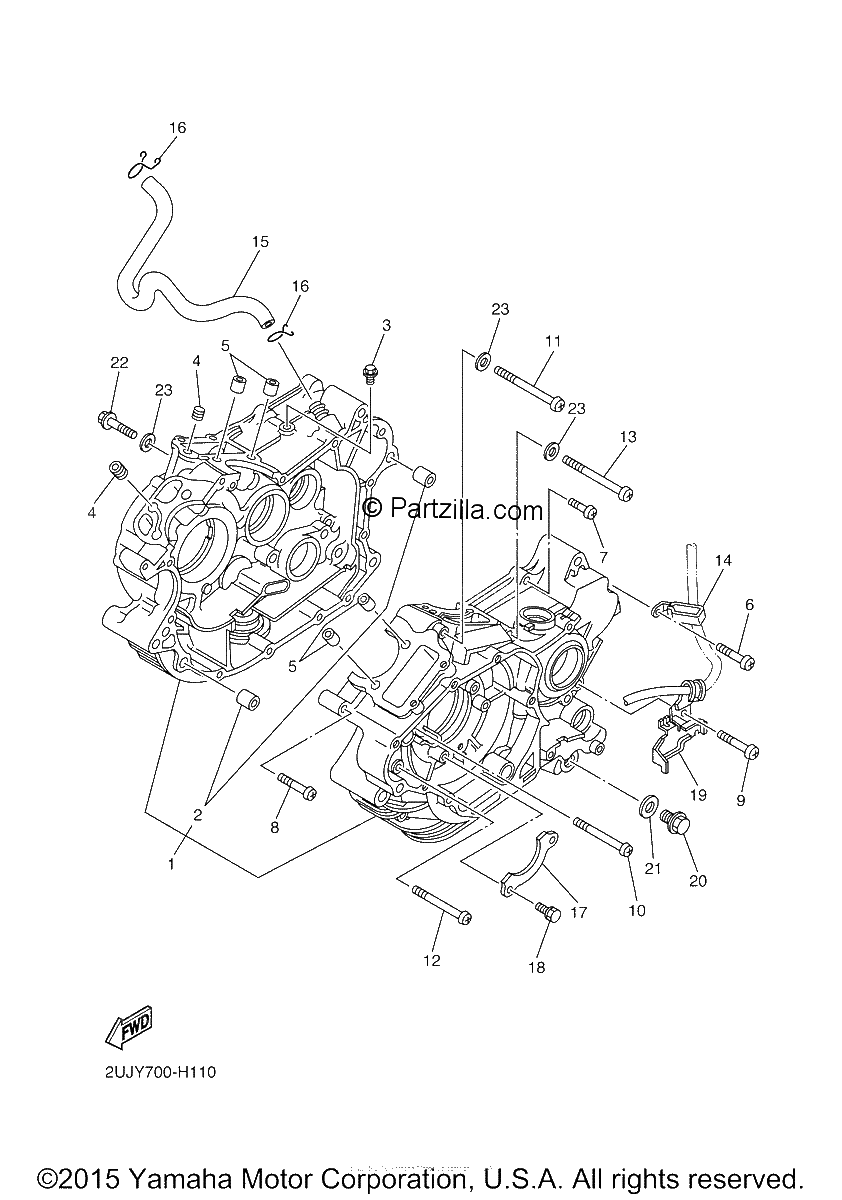 Diagrama de CRANKCASE