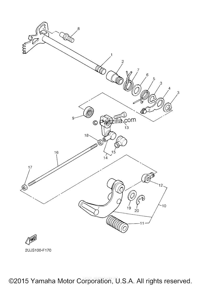Diagrama de SHIFT SHAFT
