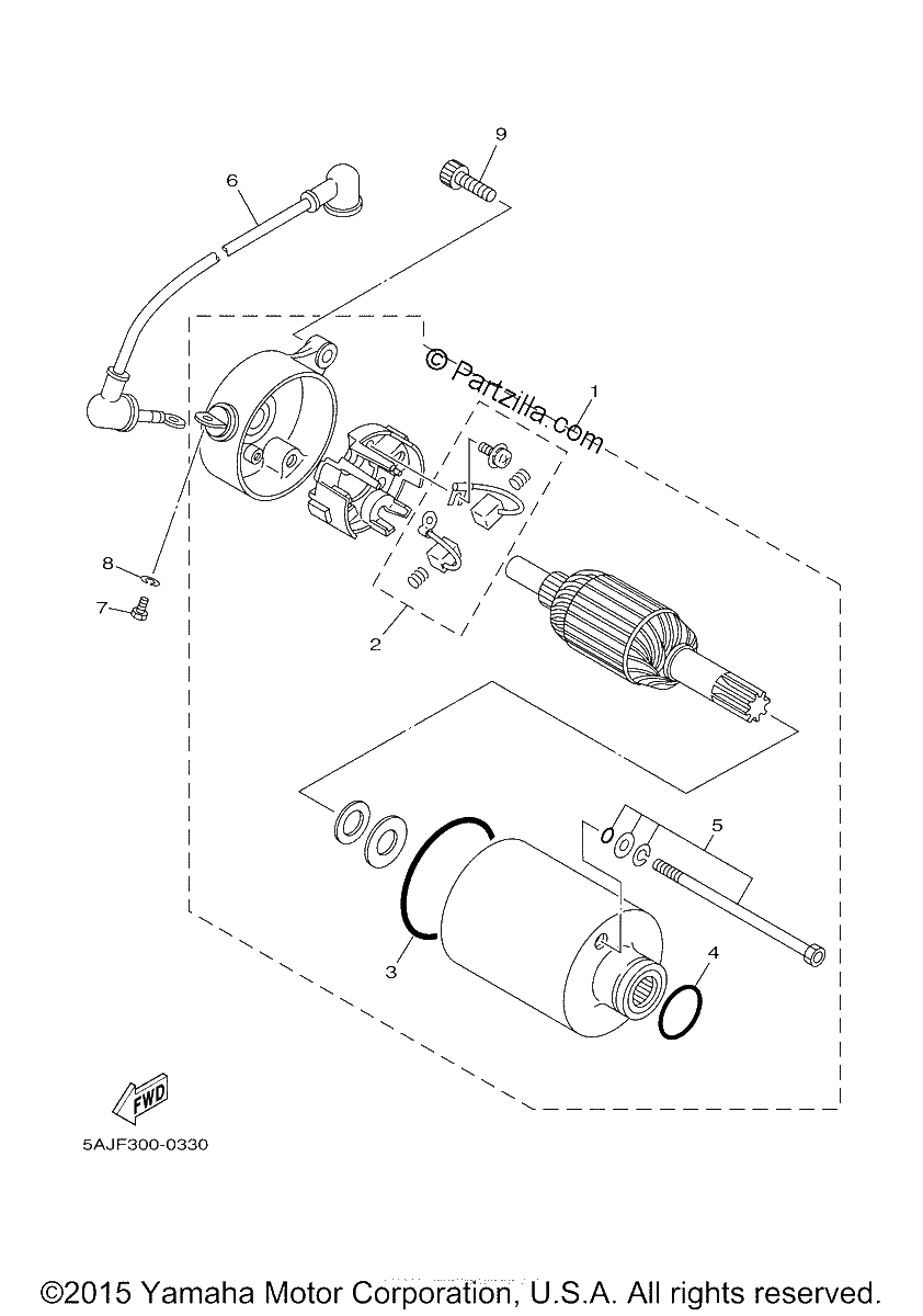 Diagrama de STARTING MOTOR