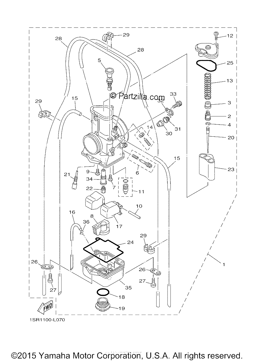Diagrama de CARBURETOR