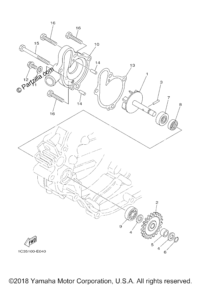 Diagrama de WATER PUMP