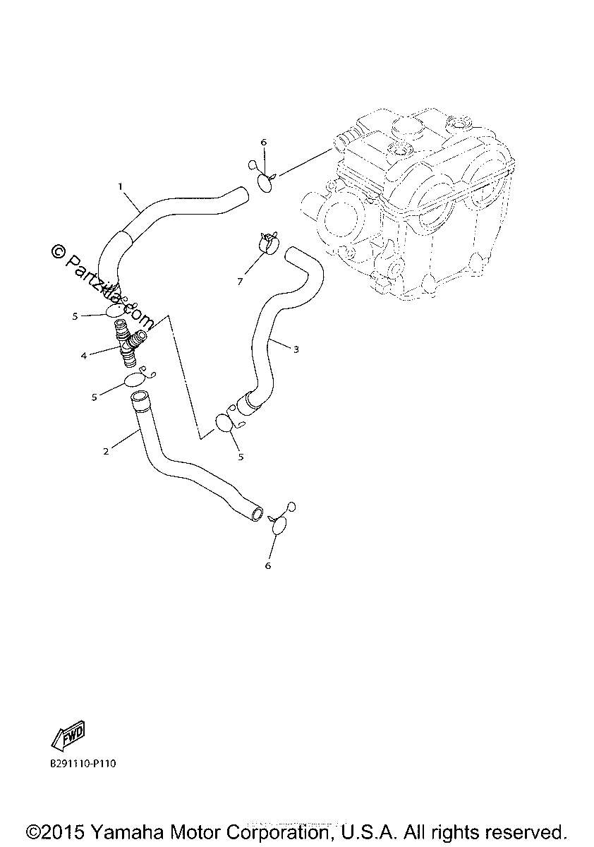 Diagrama de AIR INDUCTION SYSTEM