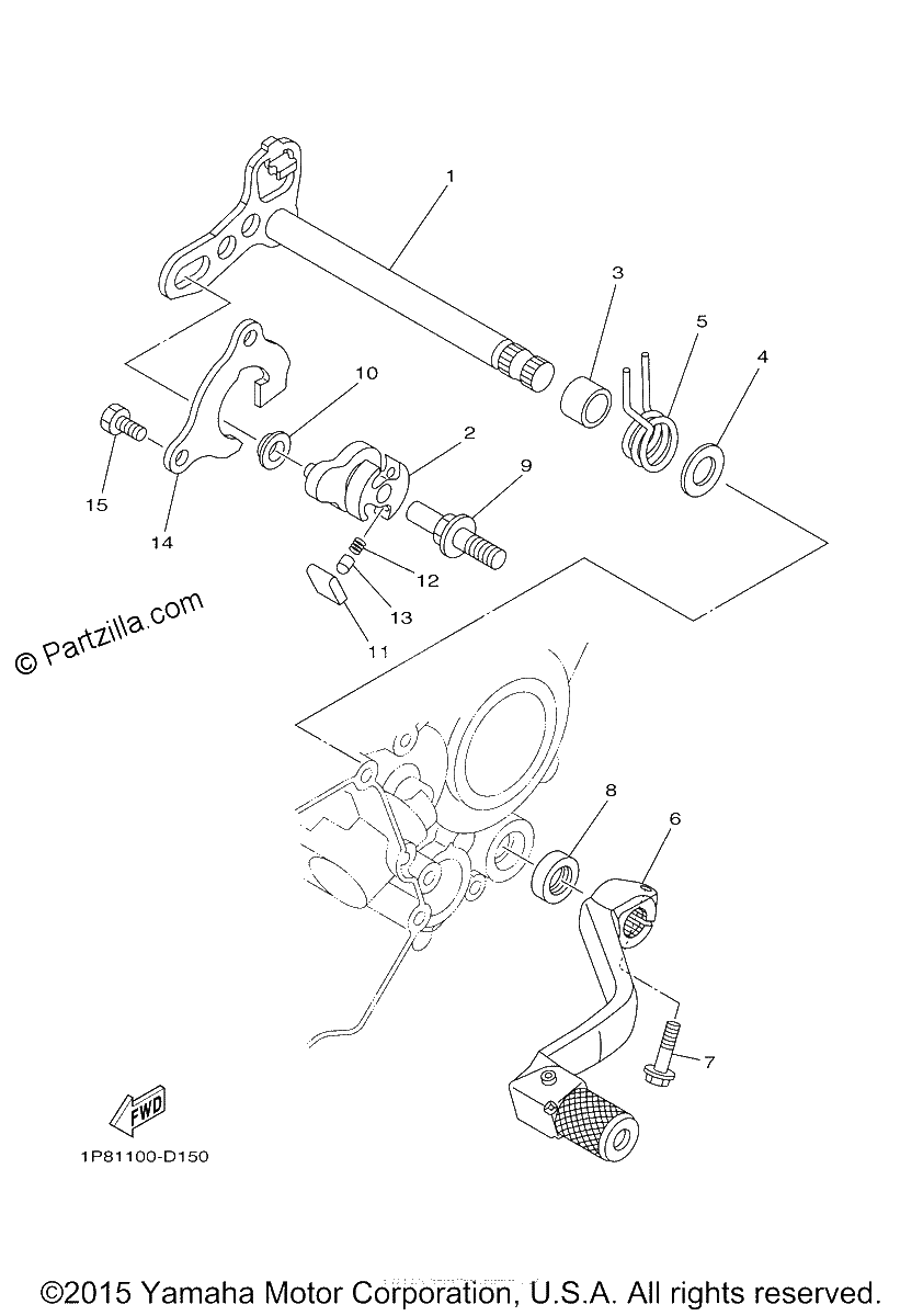 Diagrama de SHIFT SHAFT
