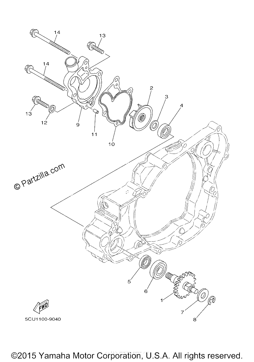 Diagrama de WATER PUMP