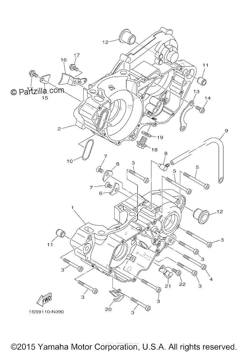 Diagrama de CRANKCASE