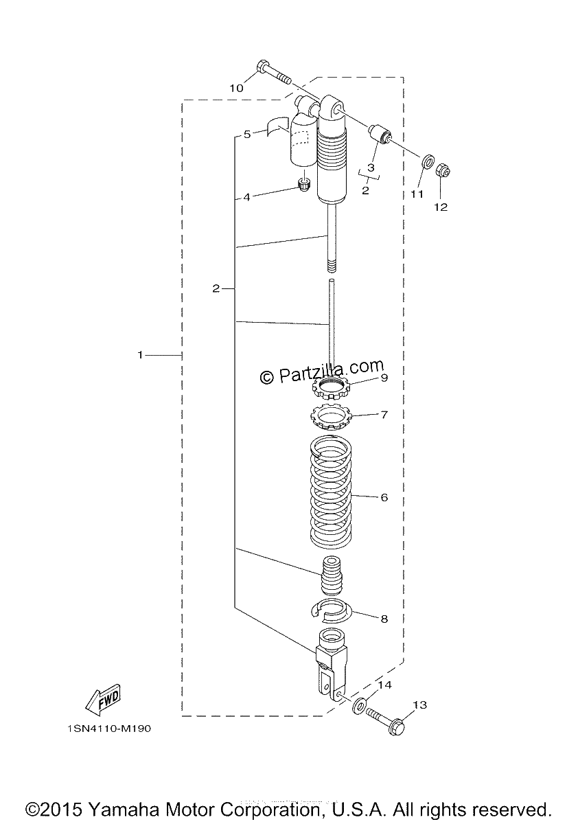 Diagrama de REAR SUSPENSION