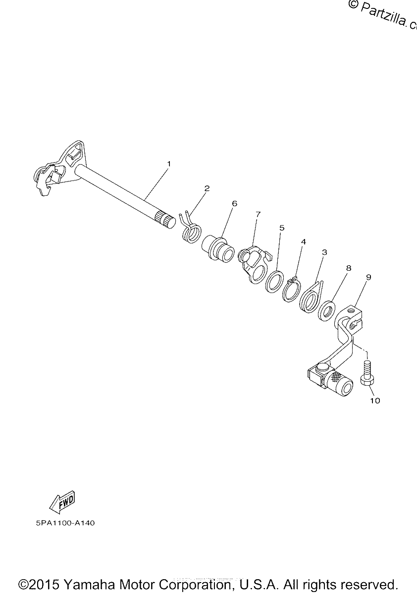 Diagrama de SHIFT SHAFT