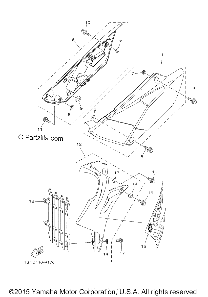 Diagrama de SIDE COVER