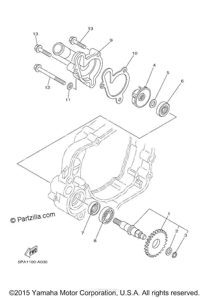 Diagrama de WATER PUMP