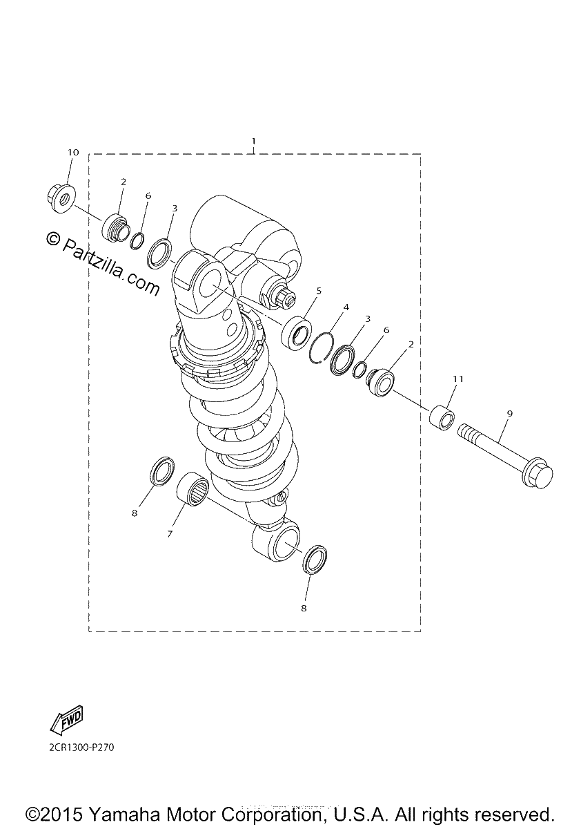 Diagrama de REAR SUSPENSION