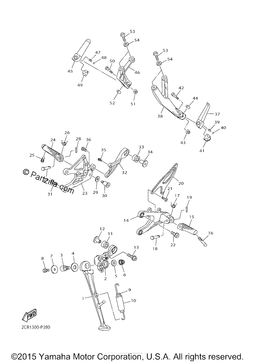 Diagrama de STAND FOOTREST