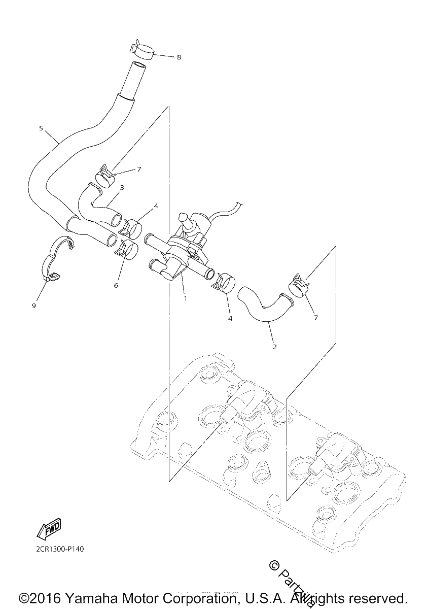 Diagrama de AIR INDUCTION SYSTEM