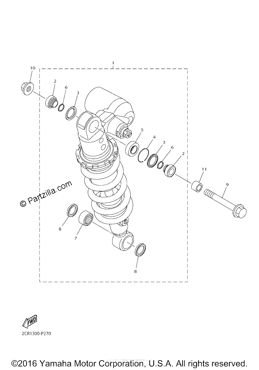Diagrama de REAR SUSPENSION