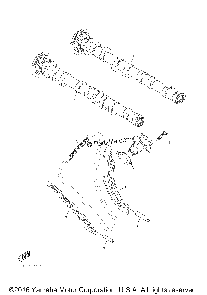 Diagrama de CAMSHAFT CHAIN