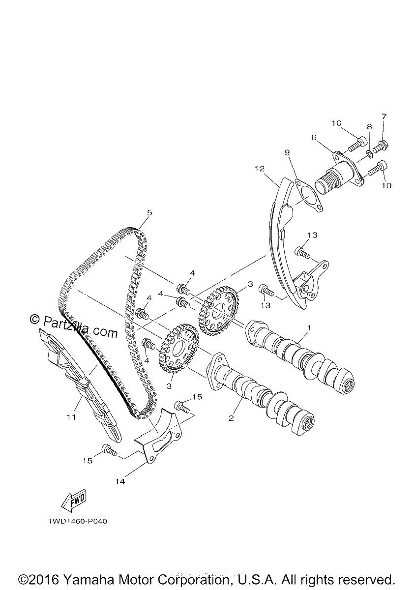 Diagrama de CAMSHAFT CHAIN