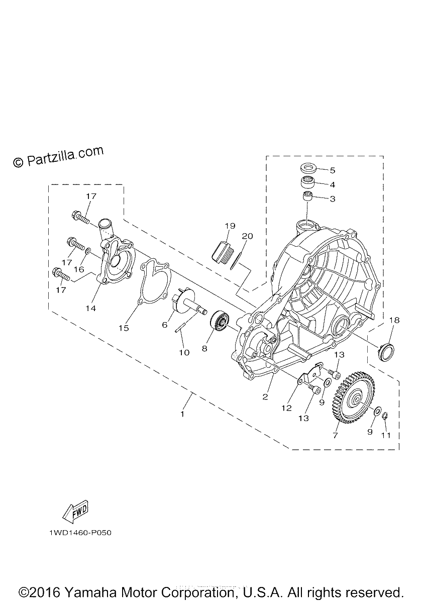 Diagrama de WATER PUMP