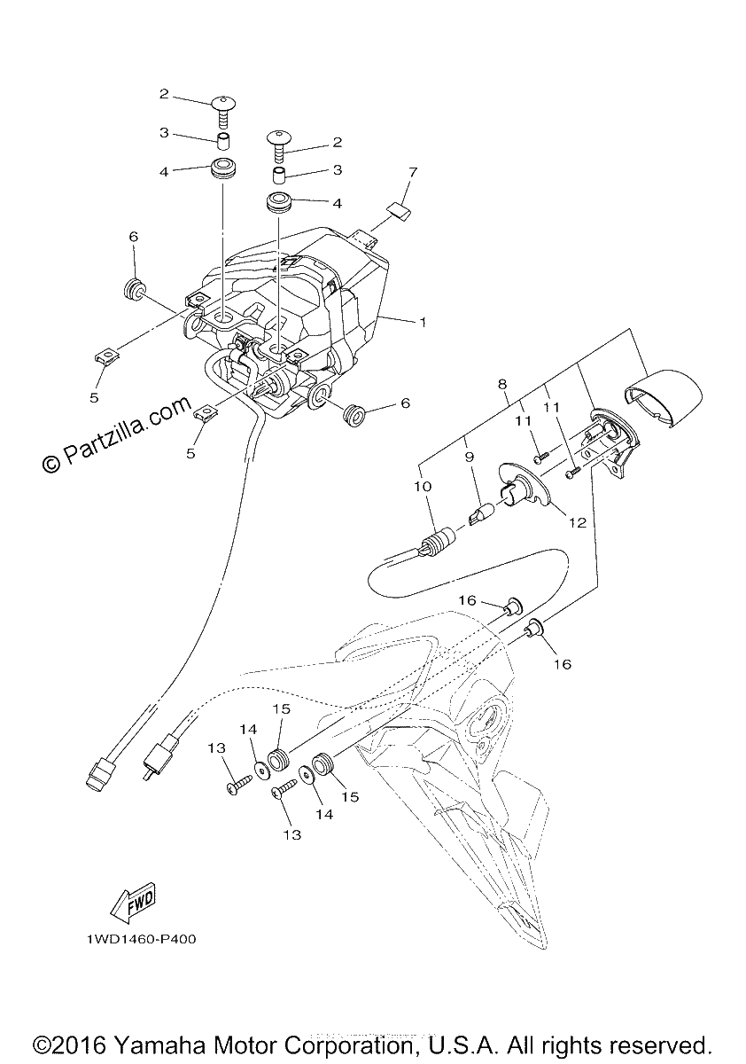 Diagrama de TAILLIGHT