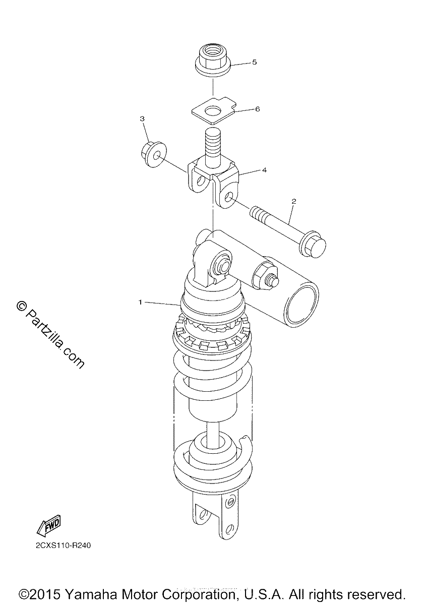 Diagrama de REAR SUSPENSION