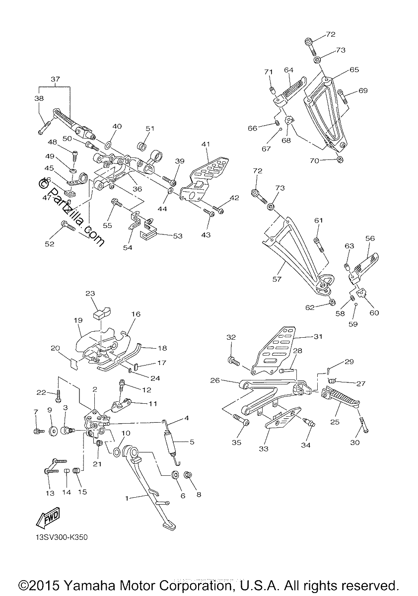 Diagrama de STAND FOOTREST