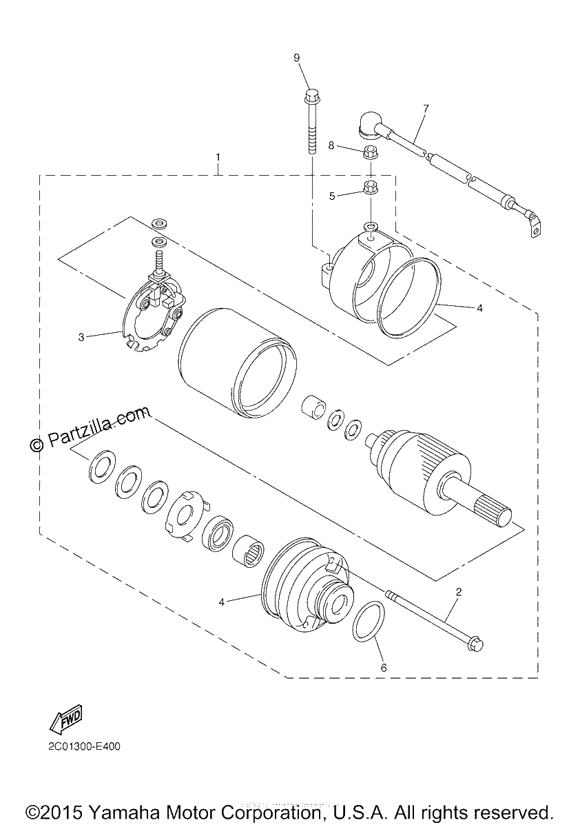 Diagrama de STARTING MOTOR