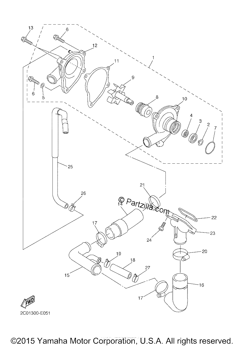 Diagrama de WATER PUMP