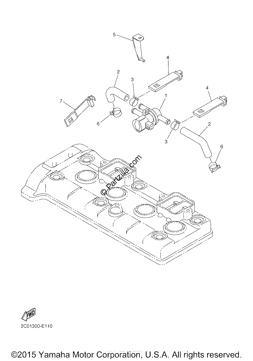 Diagrama de AIR INDUCTION SYSTEM
