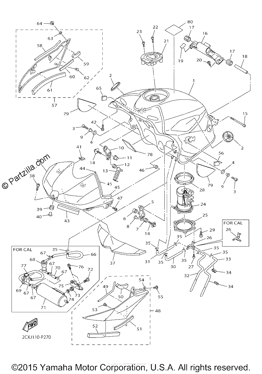 Diagrama de FUEL TANK