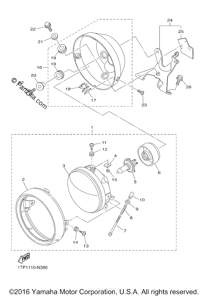 Diagrama de HEADLIGHT