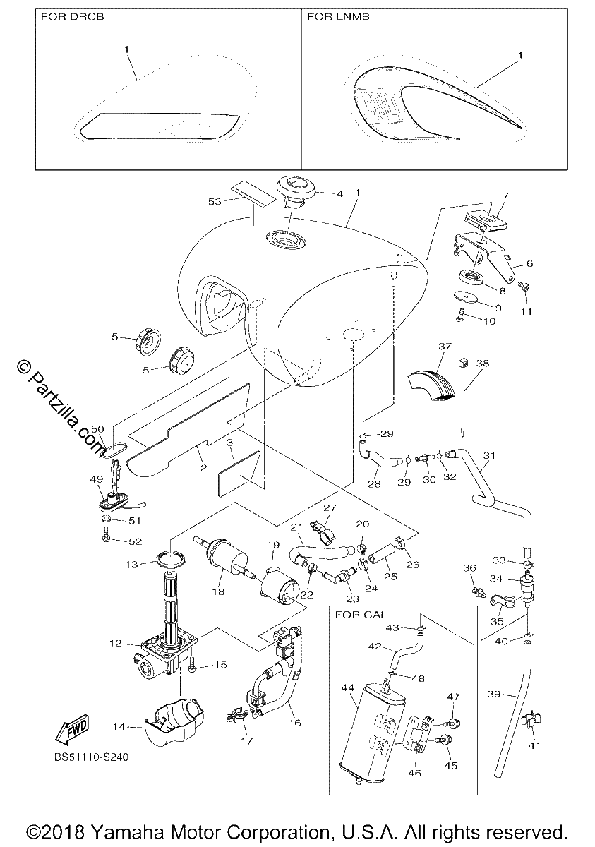 Diagrama de FUEL TANK