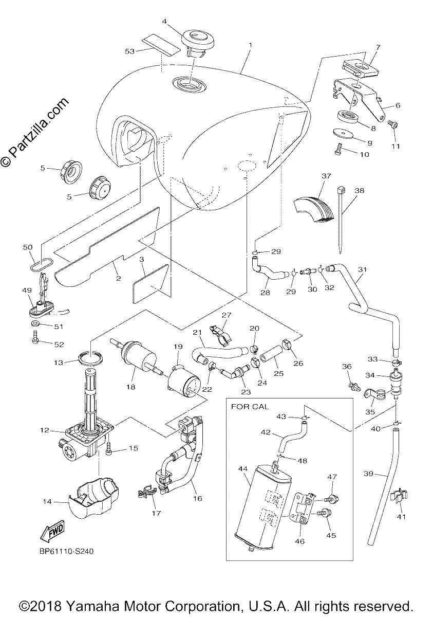 Diagrama de FUEL TANK
