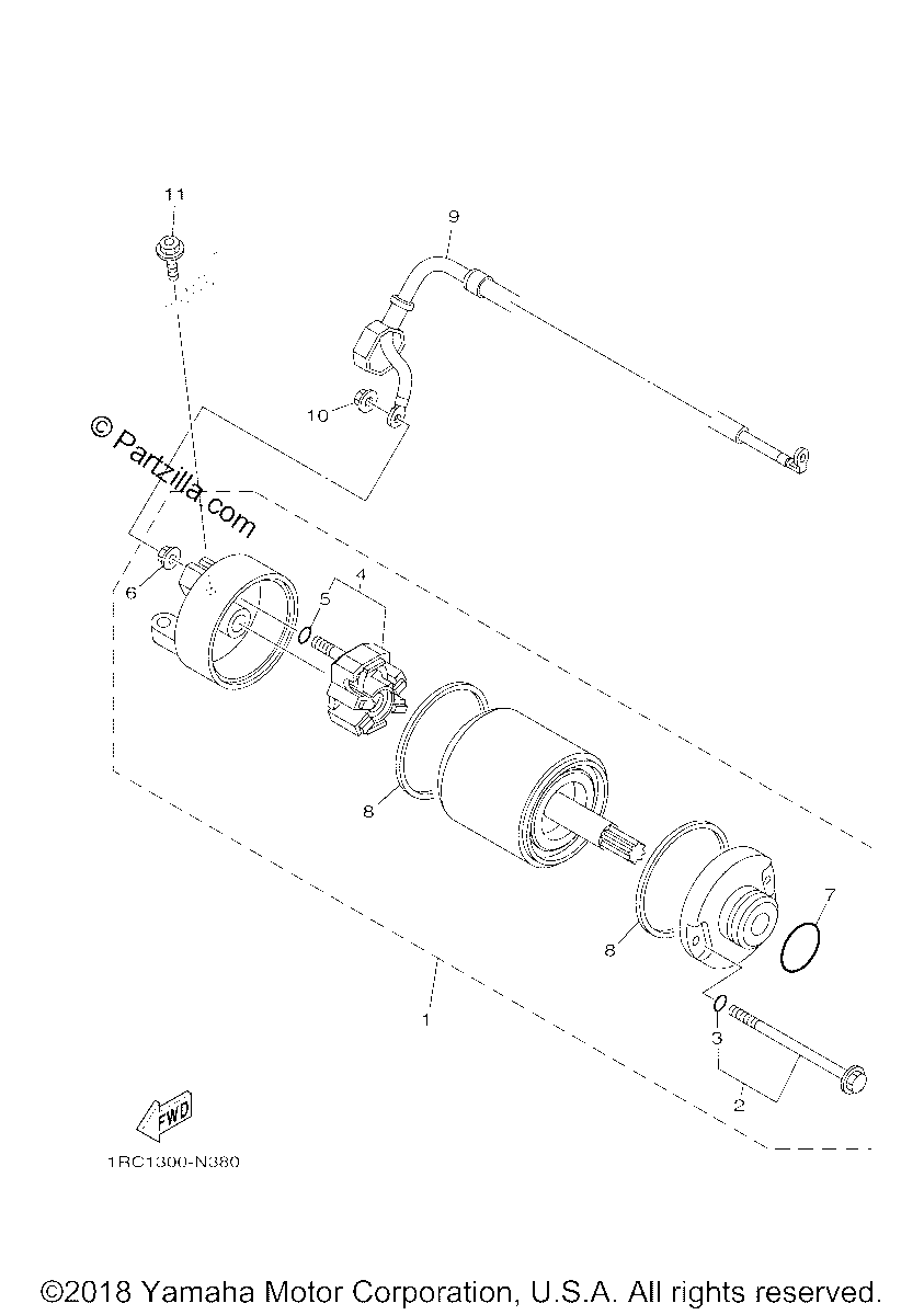Diagrama de STARTING MOTOR