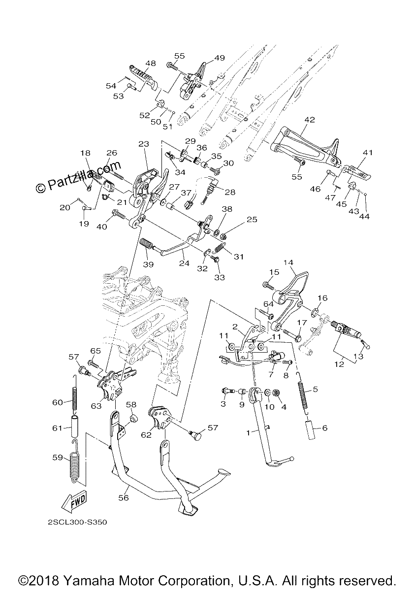 Diagrama de STAND FOOTREST