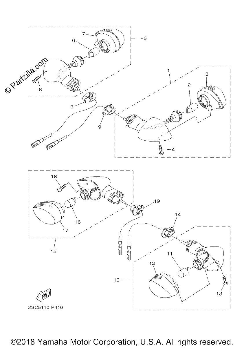 Diagrama de FLASHER LIGHT