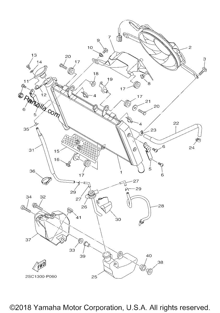 Diagrama de RADIATOR HOSE