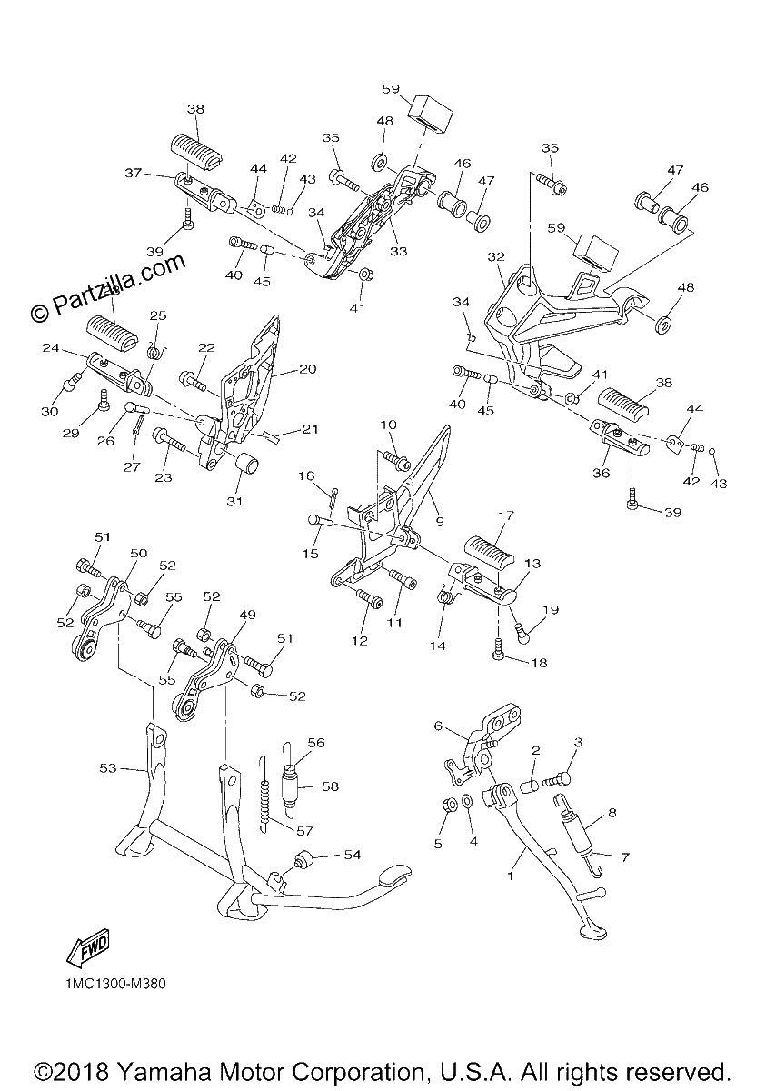 Diagrama de STAND FOOTREST
