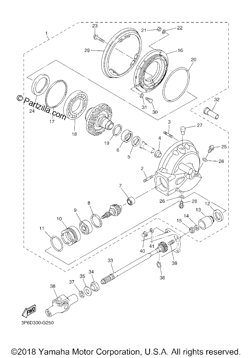 Diagrama de DRIVE SHAFT