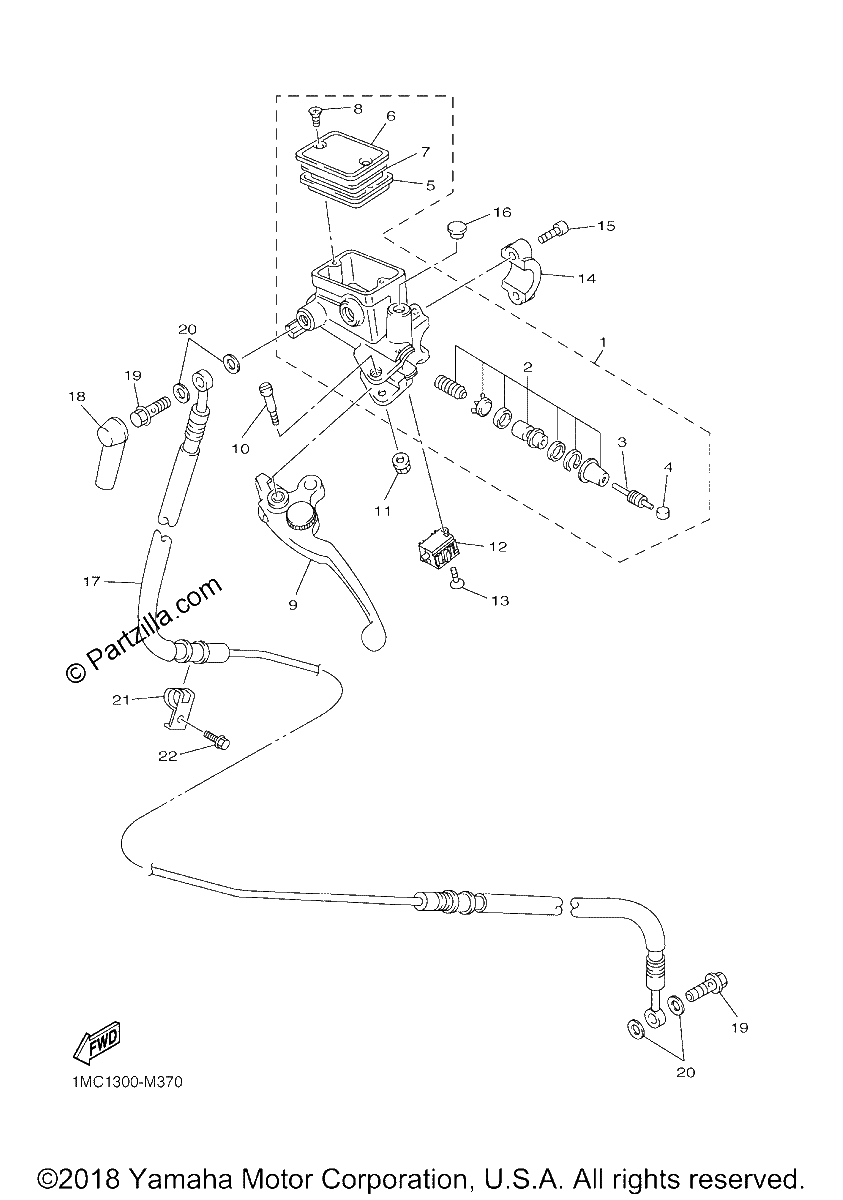Diagrama de FRONT MASTER CYLINDER 2