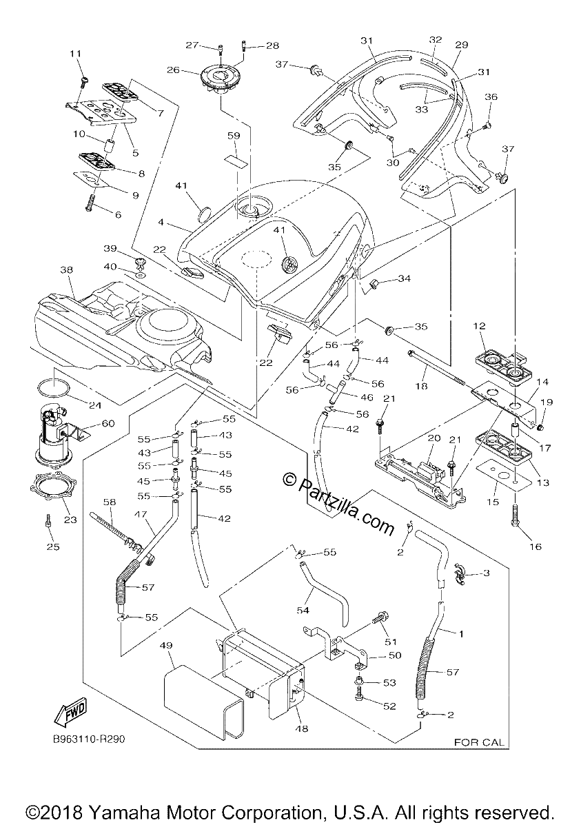 Diagrama de FUEL TANK
