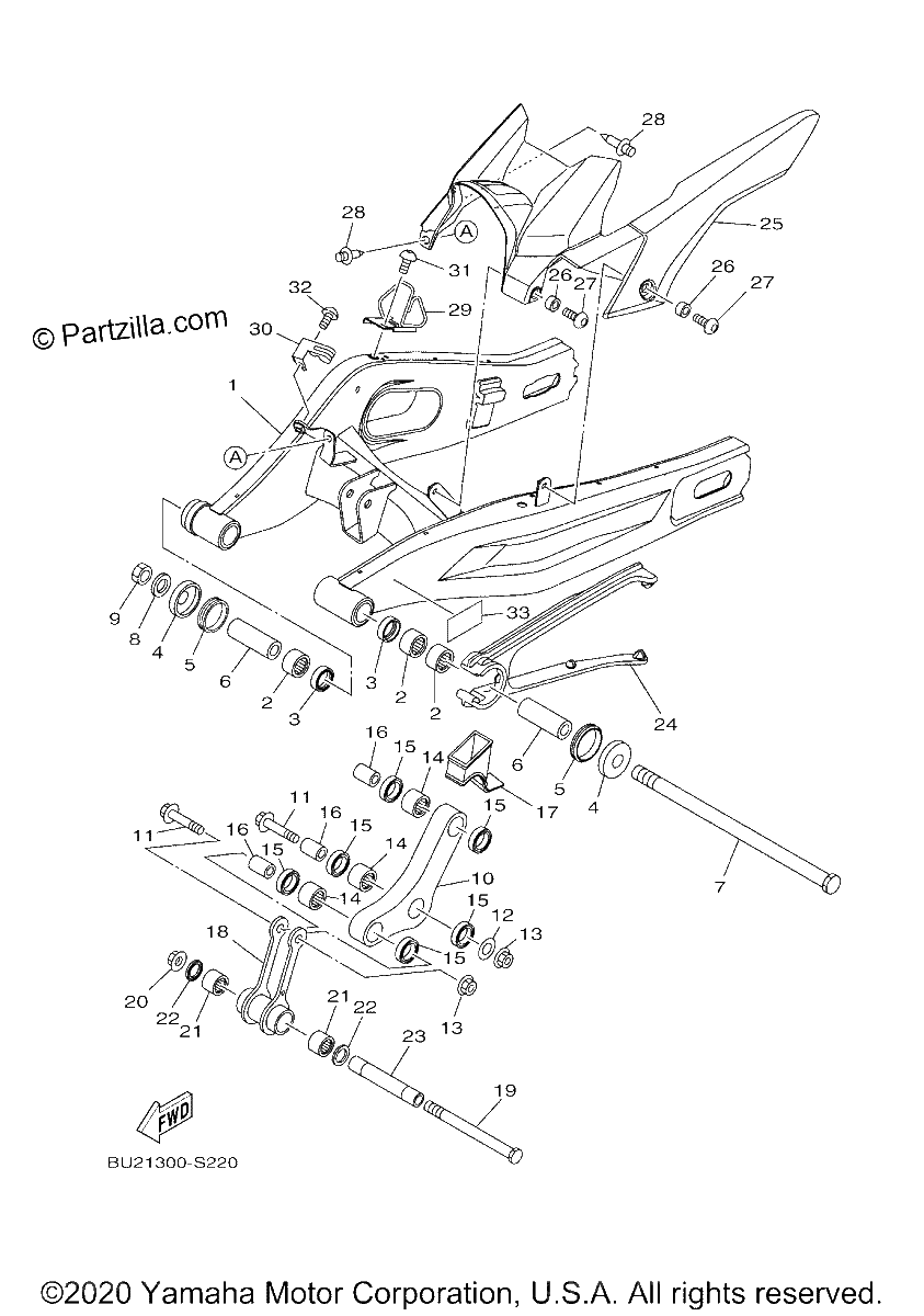 Diagrama de REAR ARM