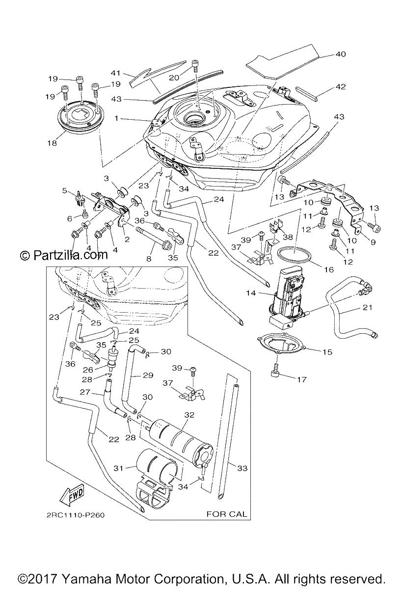Diagrama de FUEL TANK
