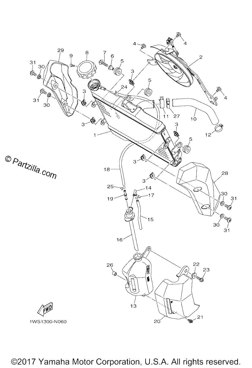 Diagrama de RADIATOR HOSE