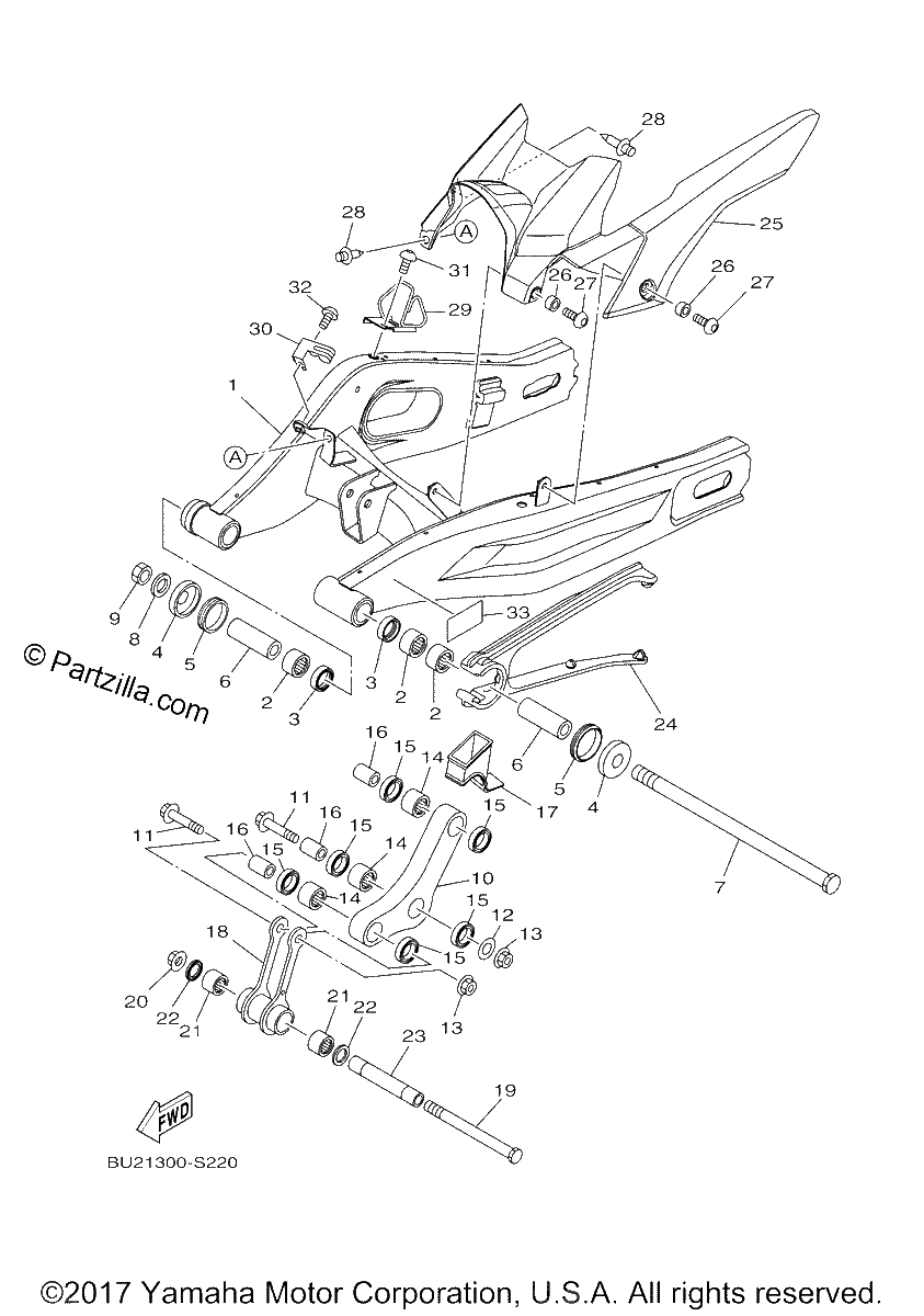 Diagrama de REAR ARM