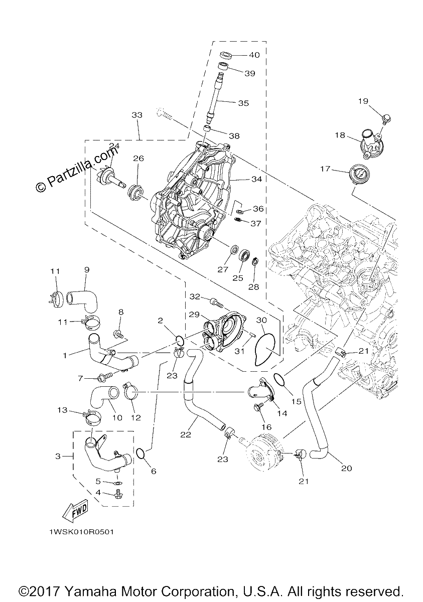 Diagrama de WATER PUMP