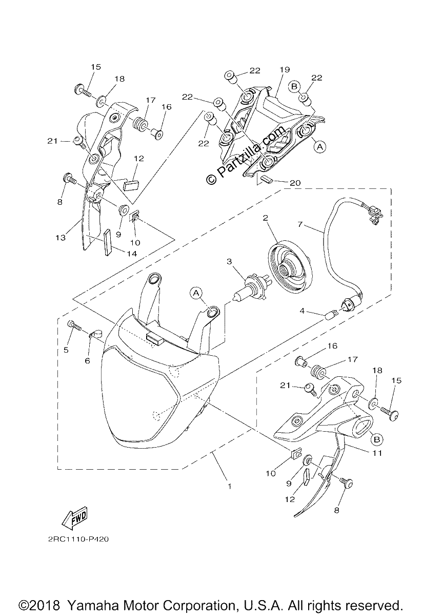 Diagrama de HEADLIGHT